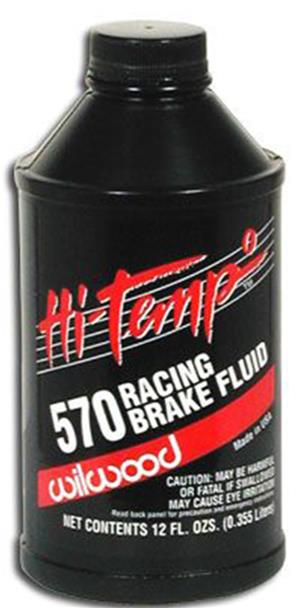 Wilwood Hi-Temp 570 Degree Racing Dot-3 Brake Fluid 12 Oz